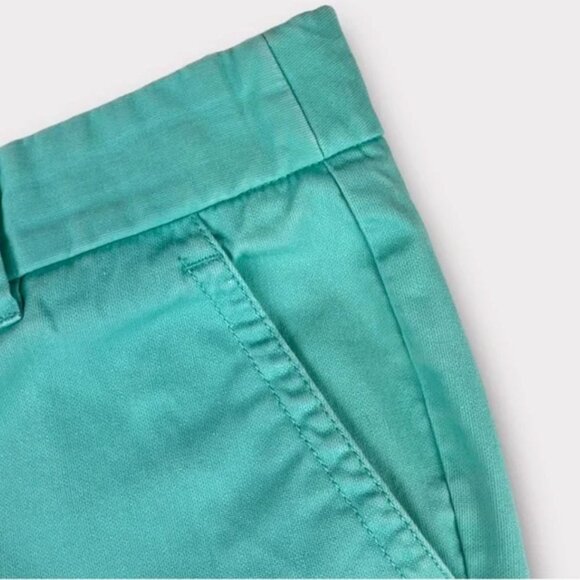 J. Crew City Fit Stretch Ankle pants Women's Size 2 Mint Green Cotton Spandex St - Picture 7 of 10